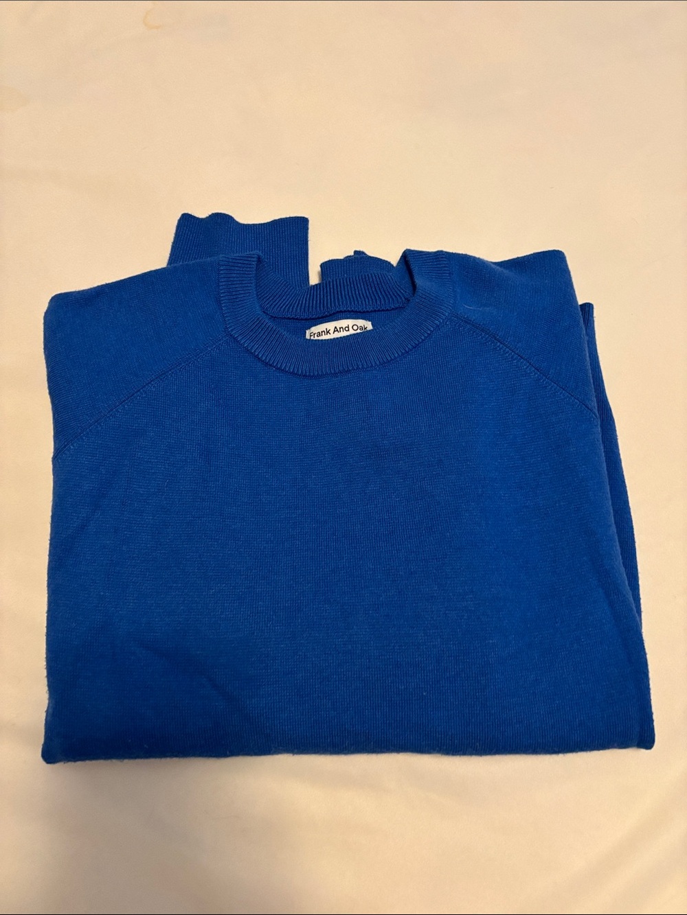 Frank & Oak Sweater, Blue, Medium